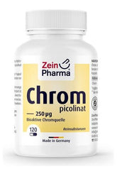 Zein Pharma - Chromium Picolinate, 250mcg - 120 caps - Nutri.se
